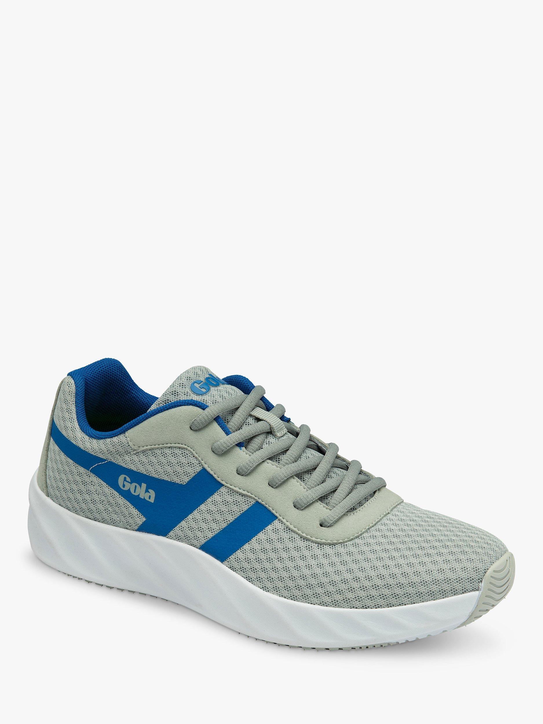 Gola Performance Draken Running Trainers, Light Grey/Azure Blue, 6