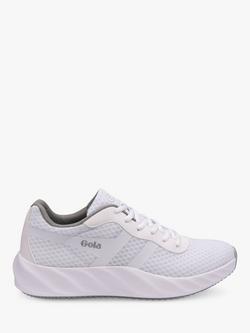Gola Performance Draken Running Trainers, White/Grey