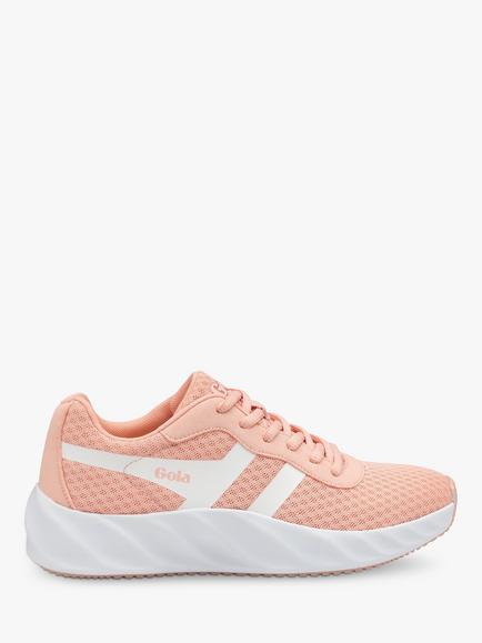 Gola Performance Draken Running Trainers, Pearl Pink/White