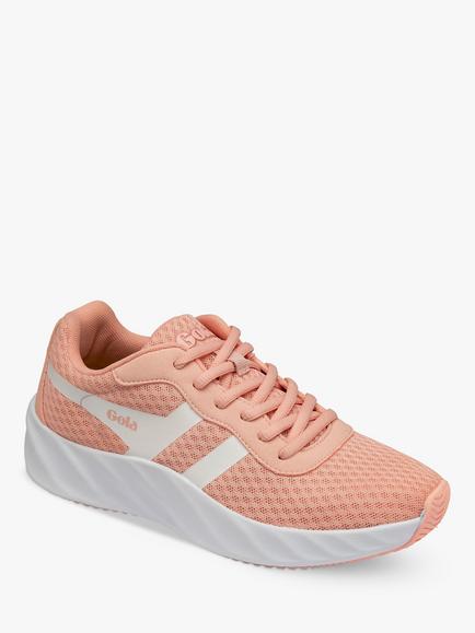 Gola Performance Draken Running Trainers - view 2, Pearl Pink/White