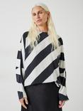 HUSH Whitney Stripe Top,  Stripe Navy