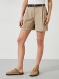 HUSH Marina Cotton Shorts, Stone