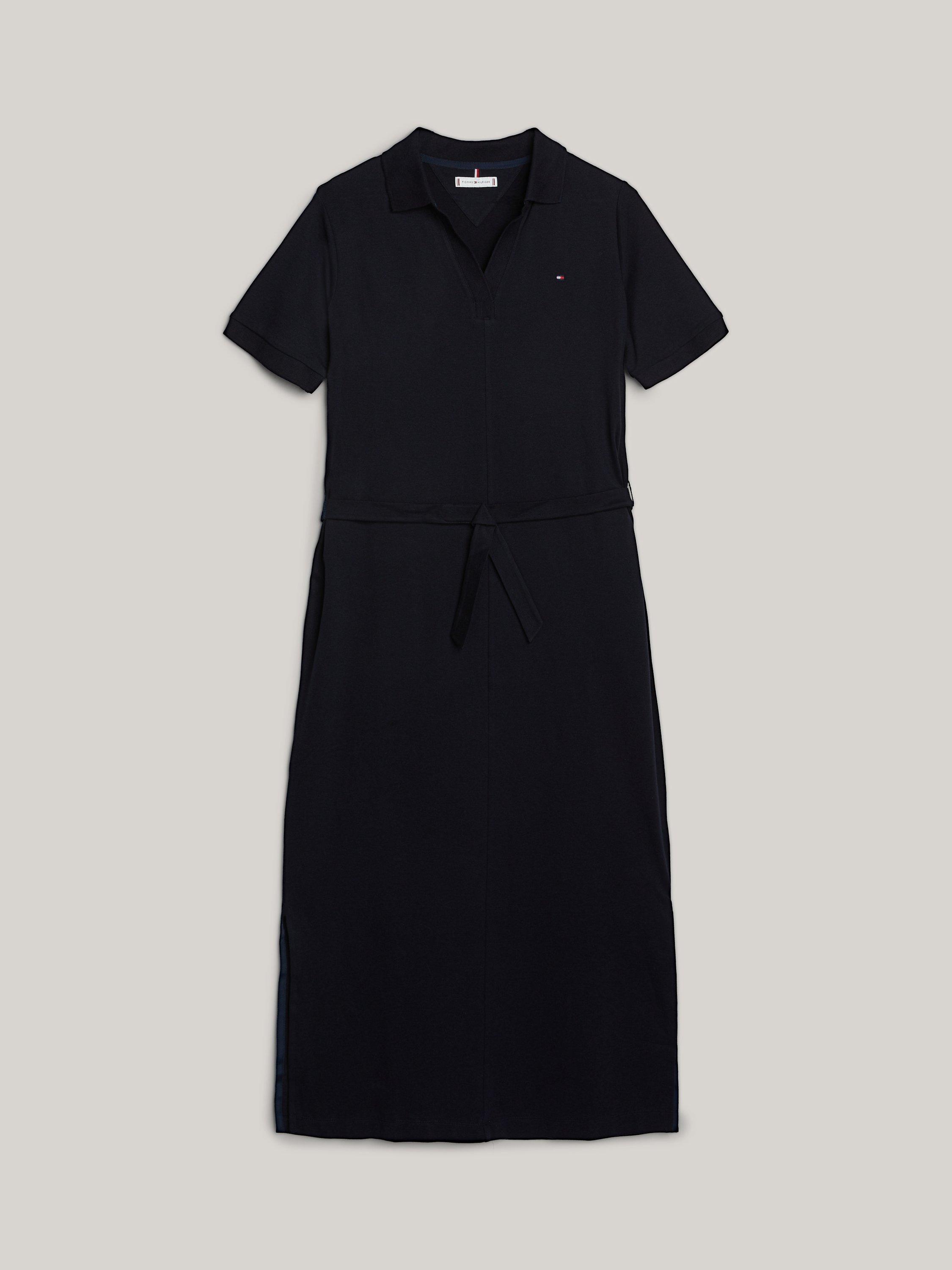 Tommy Hilfiger Adaptive Midi Polo Dress, Desert Sky