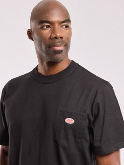 Armor Lux Cotton Regular Fit Short Sleeve Pocket T-Shirt, Black - view 2, Black