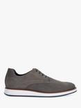 Dune Beko Perforated Nubuck Gibson Shoes, Grey