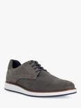 Dune London Beko Perforated Nubuck Gibson Shoes, Grey