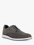 Dune Beko Perforated Nubuck Gibson Shoes, Grey