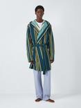 John Lewis Cotton Stripe Unisex Bathrobe