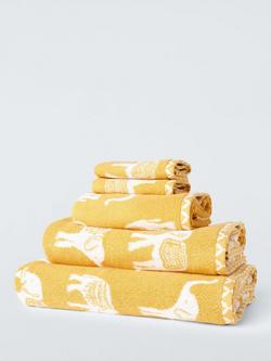John Lewis Elephant Safari Towels, Yellow