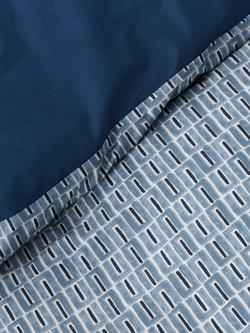 John Lewis Rusa Reversible Duvet Cover Set - view 2, Blue/Multi