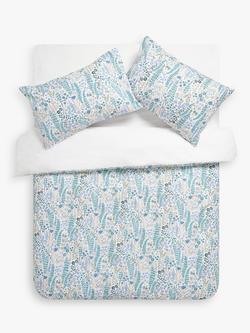 John Lewis Elina Duvet Cover Set, Blue/Multi