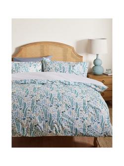 John Lewis Elina Duvet Cover Set - view 2, Blue/Multi