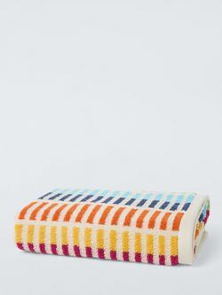 John Lewis Multi Stripe Towels, Rainbow