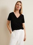 Phase Eight Elspeth V-Neck T-Shirt, Purple