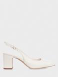 Hobbs Lily Slingback Block Heel Shoes, Buttercream