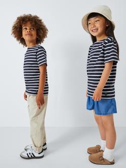 Armor Lux Kids' Short Sleeve Stripe T-Shirt - view 2, Navy
