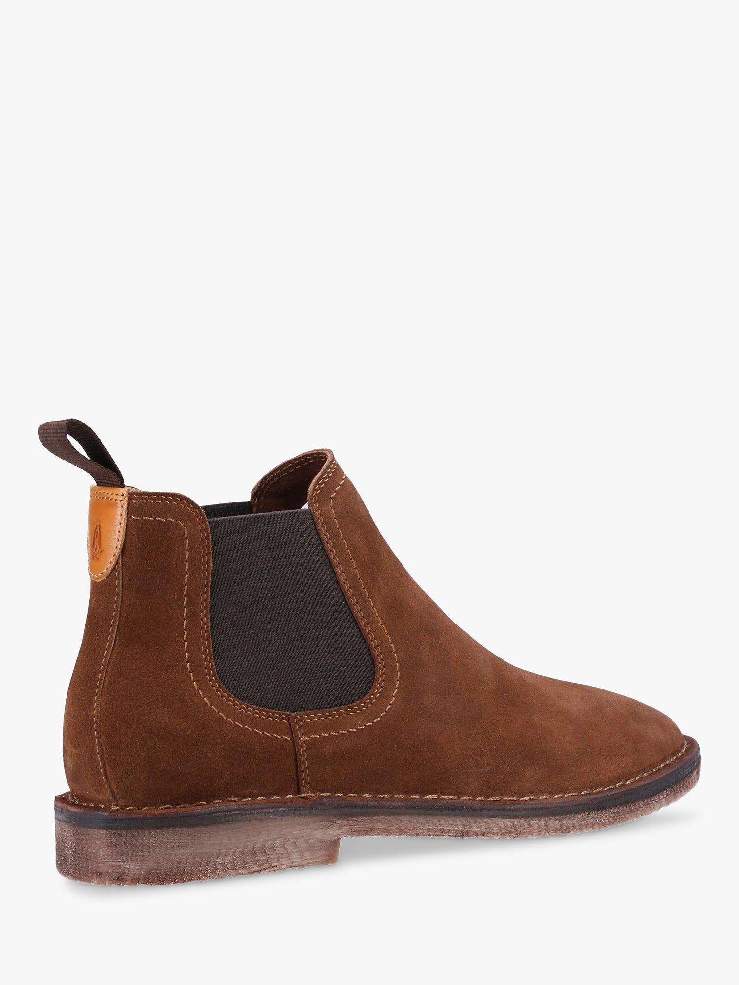 Product image 3 of 4, which shows Hush Puppies Shaun Leather Chelsea Boots, Tan, 6