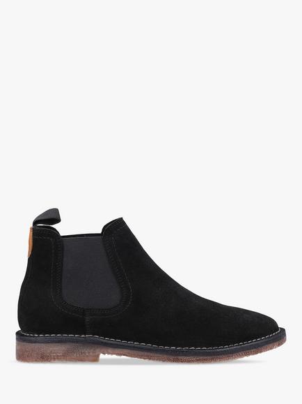 Hush Puppies Shaun Leather Chelsea Boots, Black