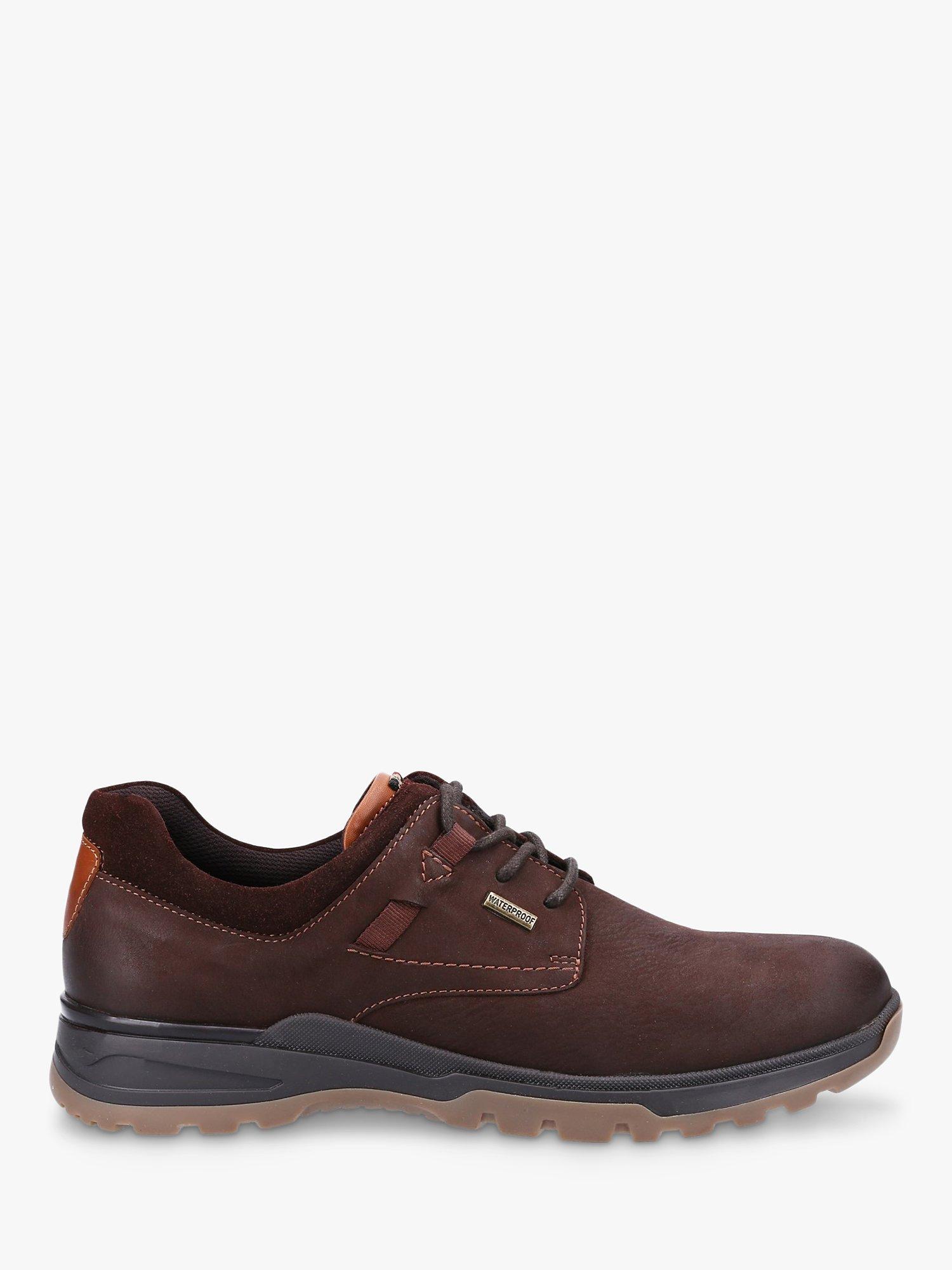 Hush Puppies Pele Leather Lace Up Shoes, Brown