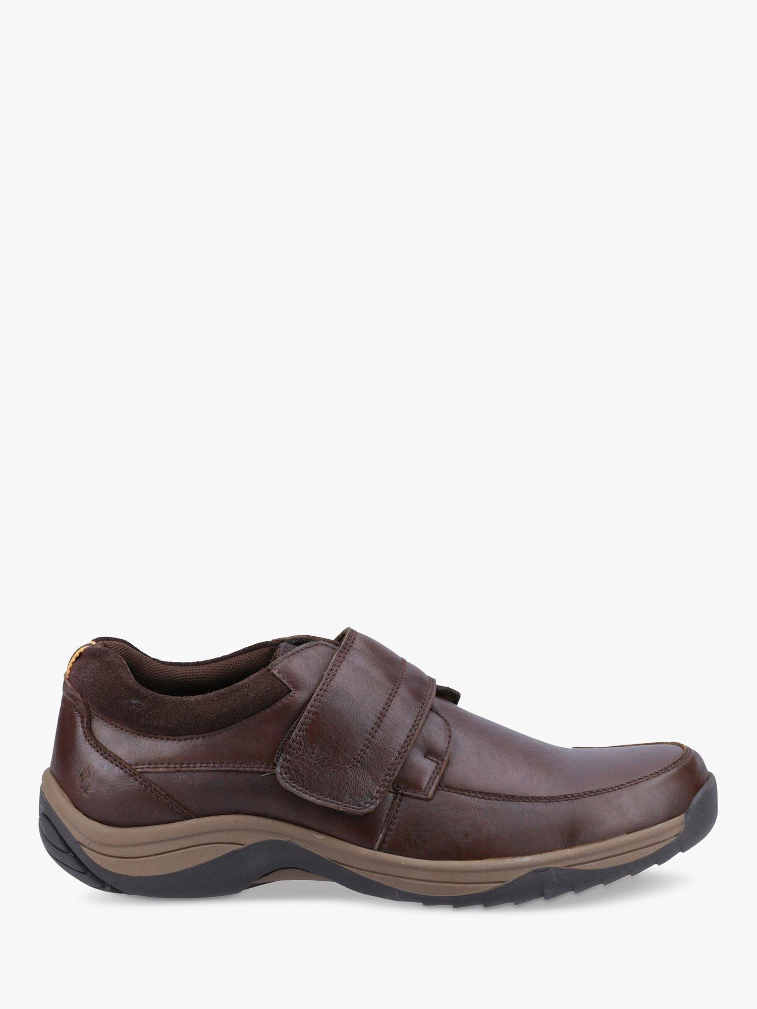 Hush Puppies Douglas Leather Shoes, Coffee