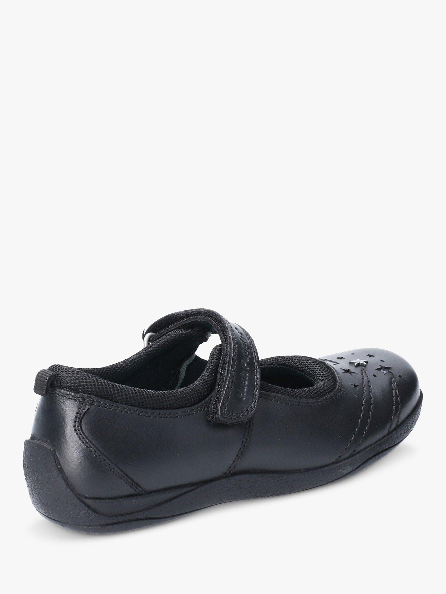 Product image 3 of 4, which shows Hush Puppies Kids' Amber Junior Leather Mary Jane Shoes, Black, 10 Jnr