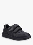 Hush Puppies Kids' Ryan Riptape Leather Shoes, Black