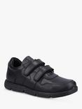 Hush Puppies Kids' Lucas Leather School Shoes, Black