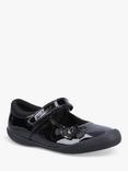 Hush Puppies Kids' Rosanna Leather Mary Jane School Shoes, Black