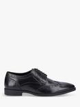 Hush Puppies Elliot Brogue Leather Shoes, Black