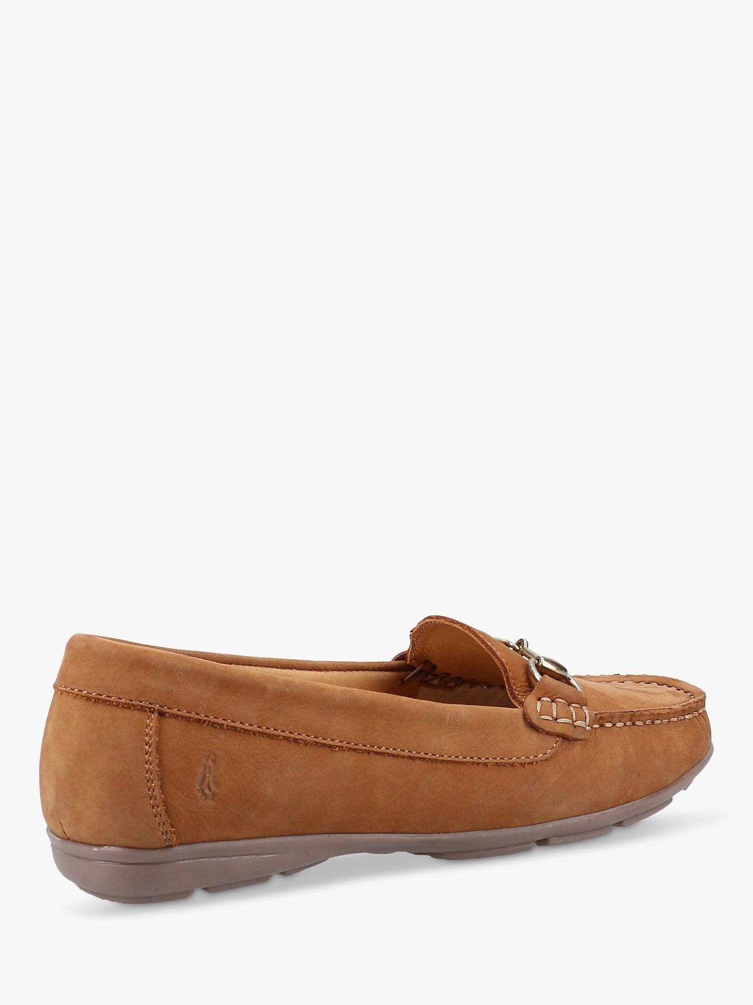 Hush Puppies Molly Snaffle Nubuck Leather Loafers, Tan, 3