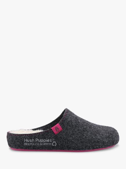 Hush Puppies The Good Slippers, Charcoal