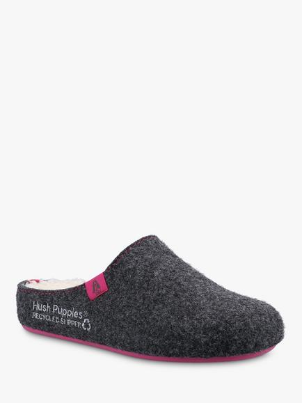 Hush Puppies The Good Slippers - view 2, Charcoal