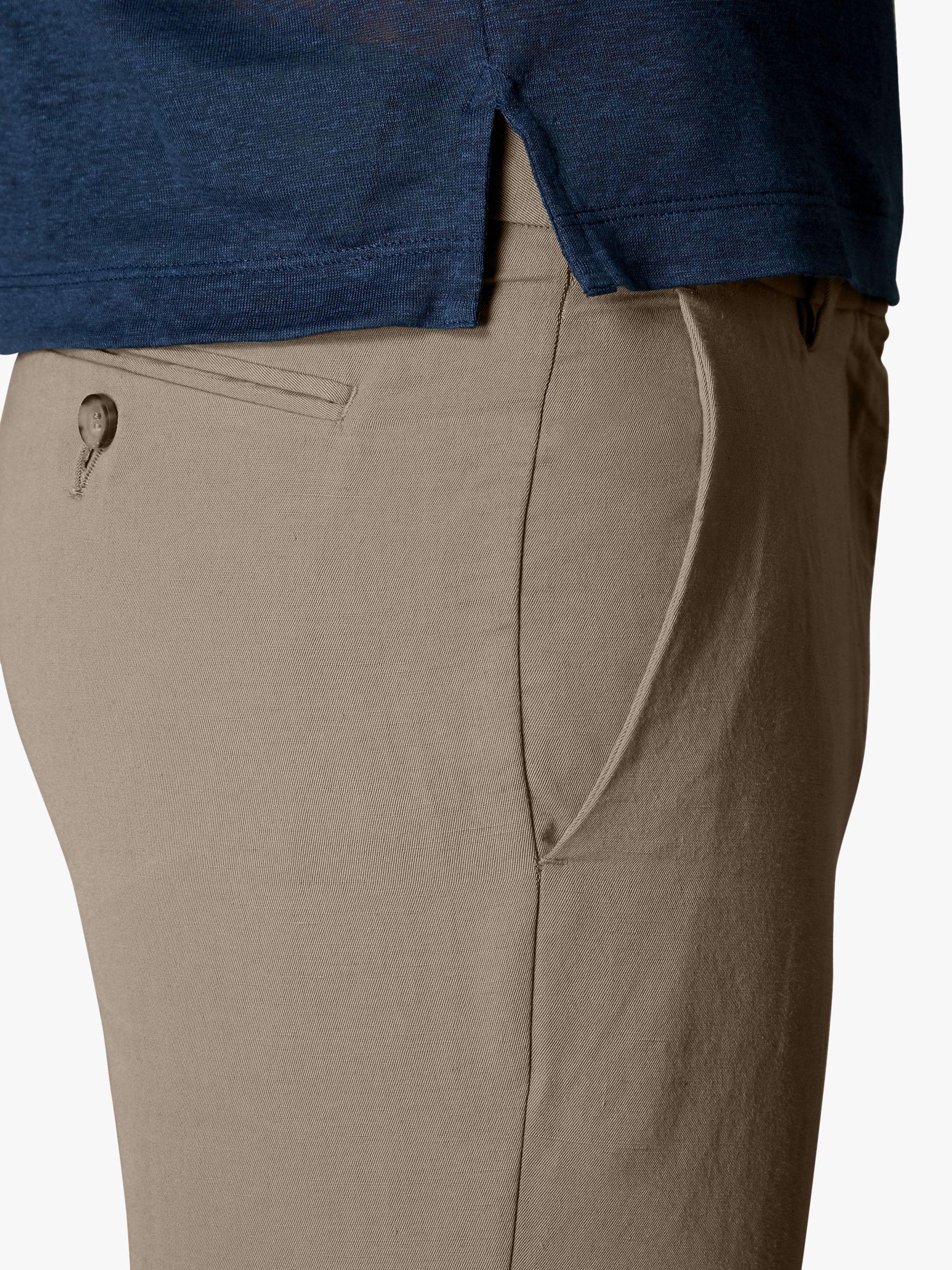 Product image 5 of 6, which shows SPOKE Linen Sharps Slim Thigh Trousers, Hopsack, W38/L30