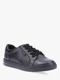 Hush Puppies Kids' Sam Junior Leather School Shoes, Black