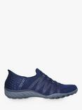 Skechers Breathe Easy Roll With Me Trainers, Navy