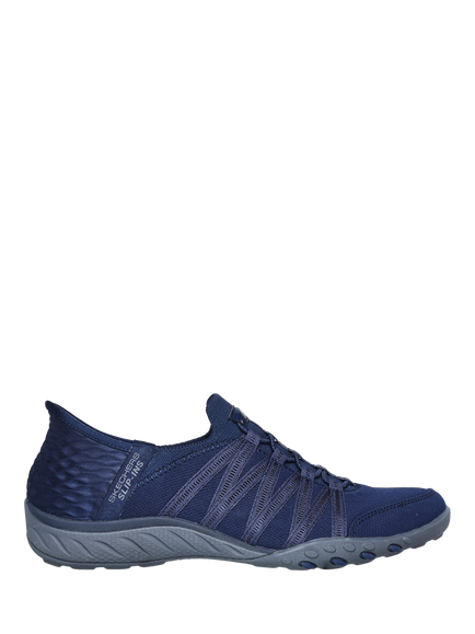 Skechers Breathe Easy Roll With Me Trainers, Navy