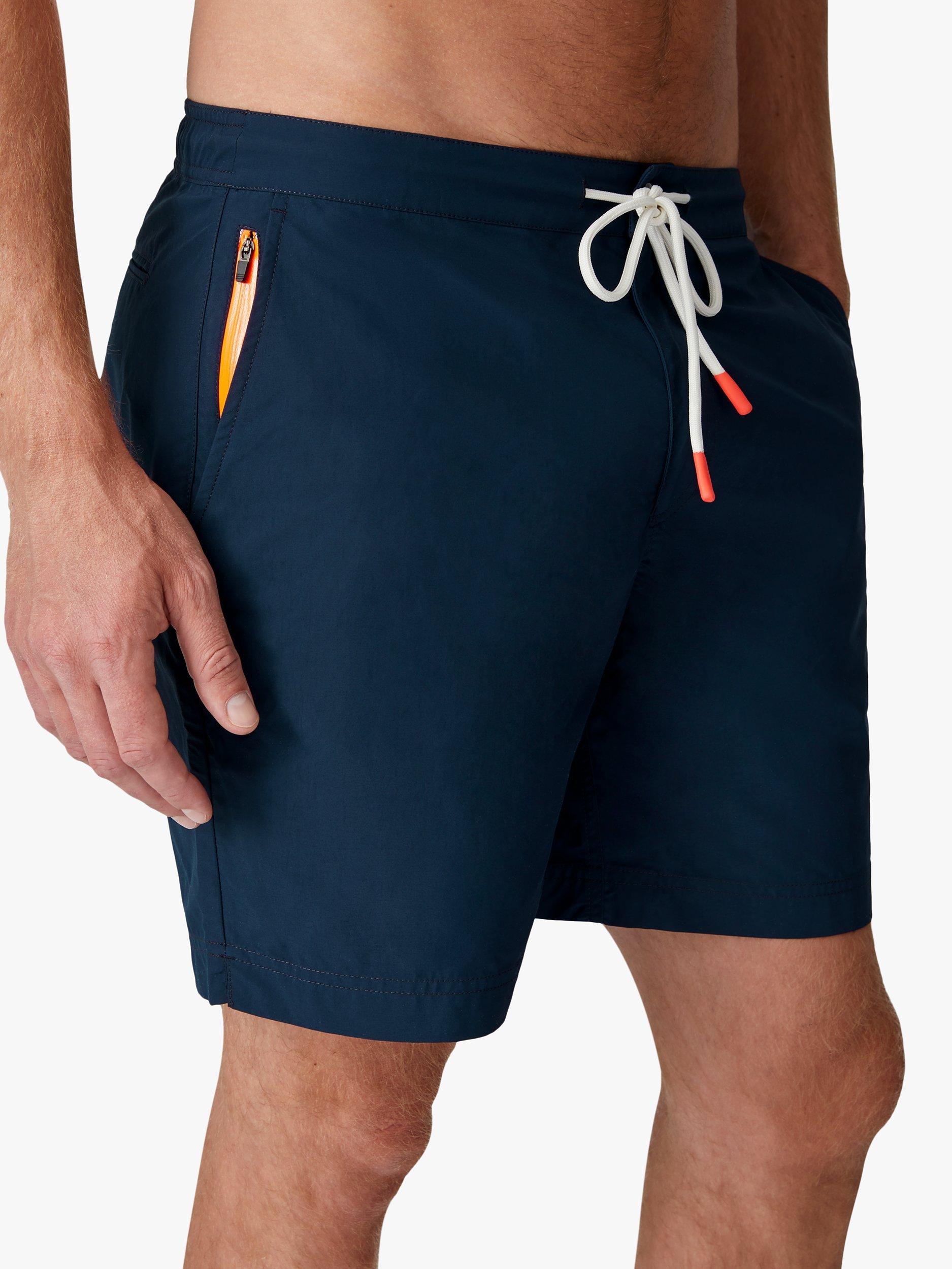 Product image 1 of 6, which shows SPOKE Swims Narrow Thigh Swim Shorts, Navy, 40R