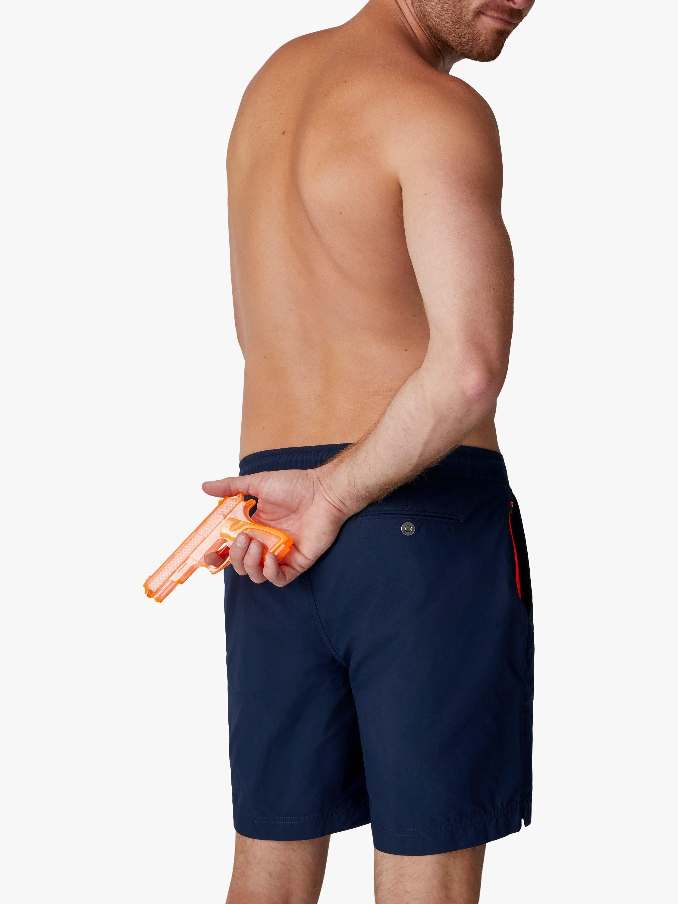 Product image 5 of 6, which shows SPOKE Swims Narrow Thigh Swim Shorts, Navy, 40R