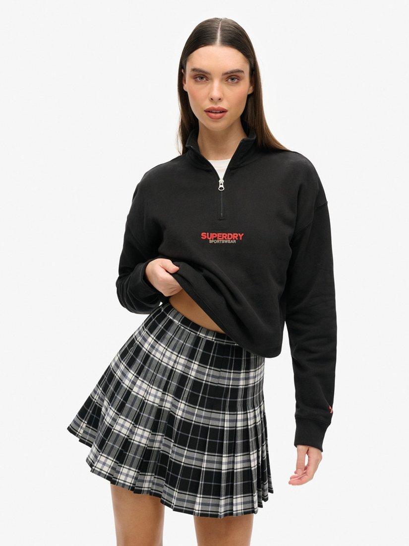 Half zip sports sweatshirt hotsell