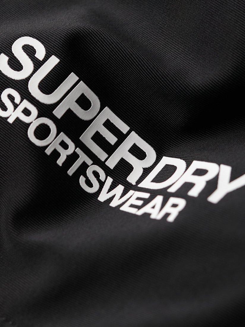 Product image 5 of 5, which shows Superdry Logo Bandeau Bikini Top, Black, 16
