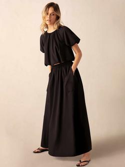 Ro&Zo Parachute Top, Black - view 2, Black