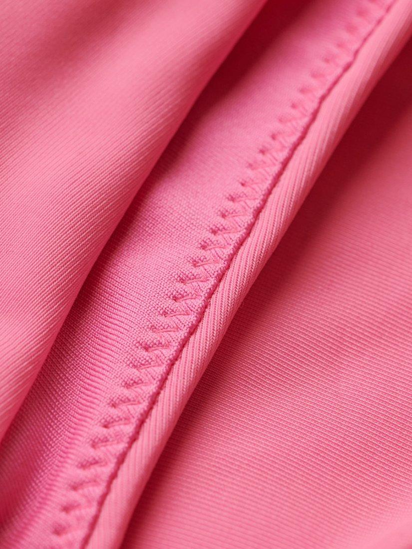 Product image 3 of 4, which shows Superdry Logo Brazilian Bikini Briefs, Paparazzi Pink, 8