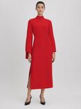 Reiss Katya Long Sleeve Bodycon Maxi Dress, Red