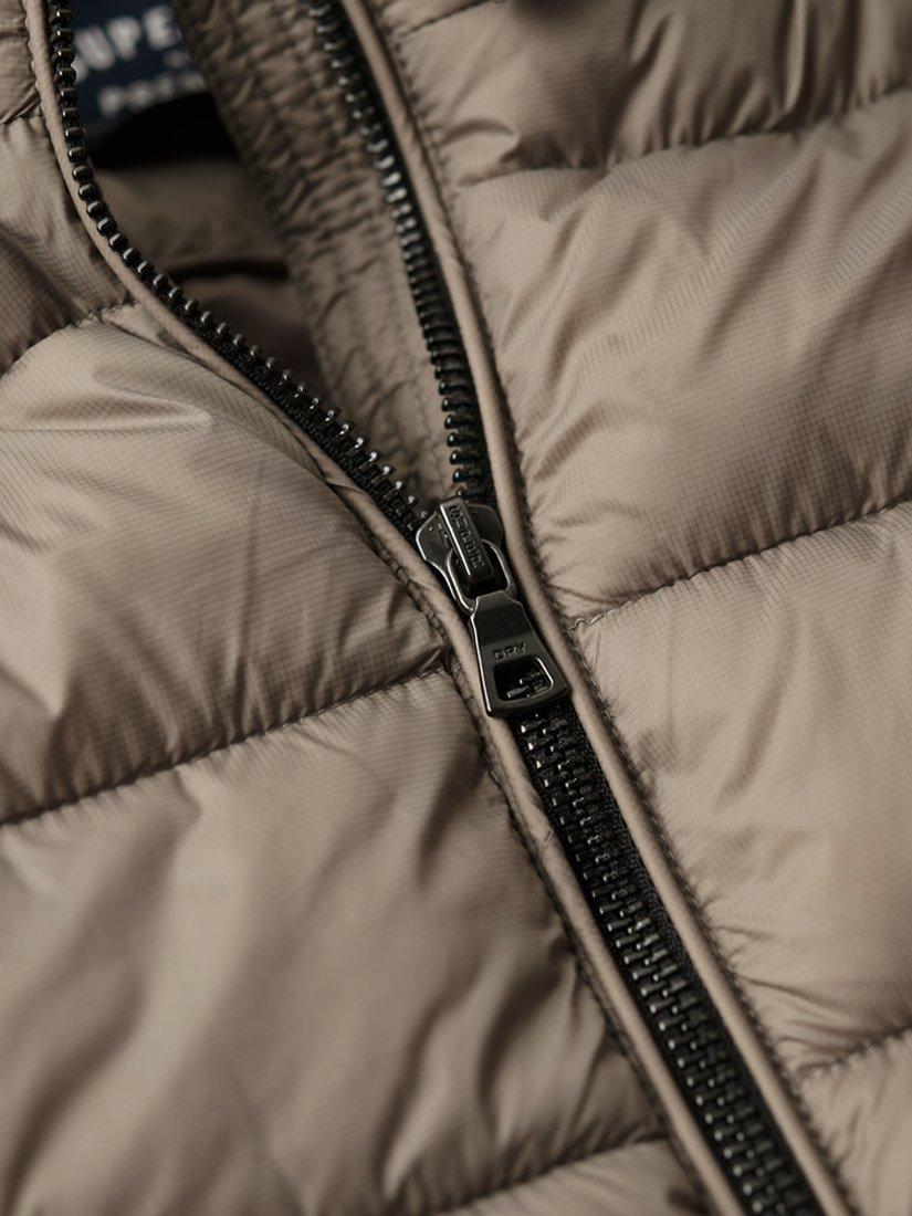 Product image 6 of 6, which shows Superdry Lightweight Padded Jacket, Deep Beige Slub, XXL