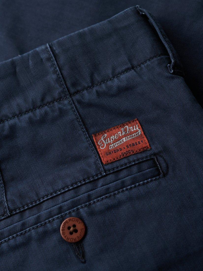 Product image 3 of 6, which shows Superdry Officer Chino Shorts, French Blue, 28R