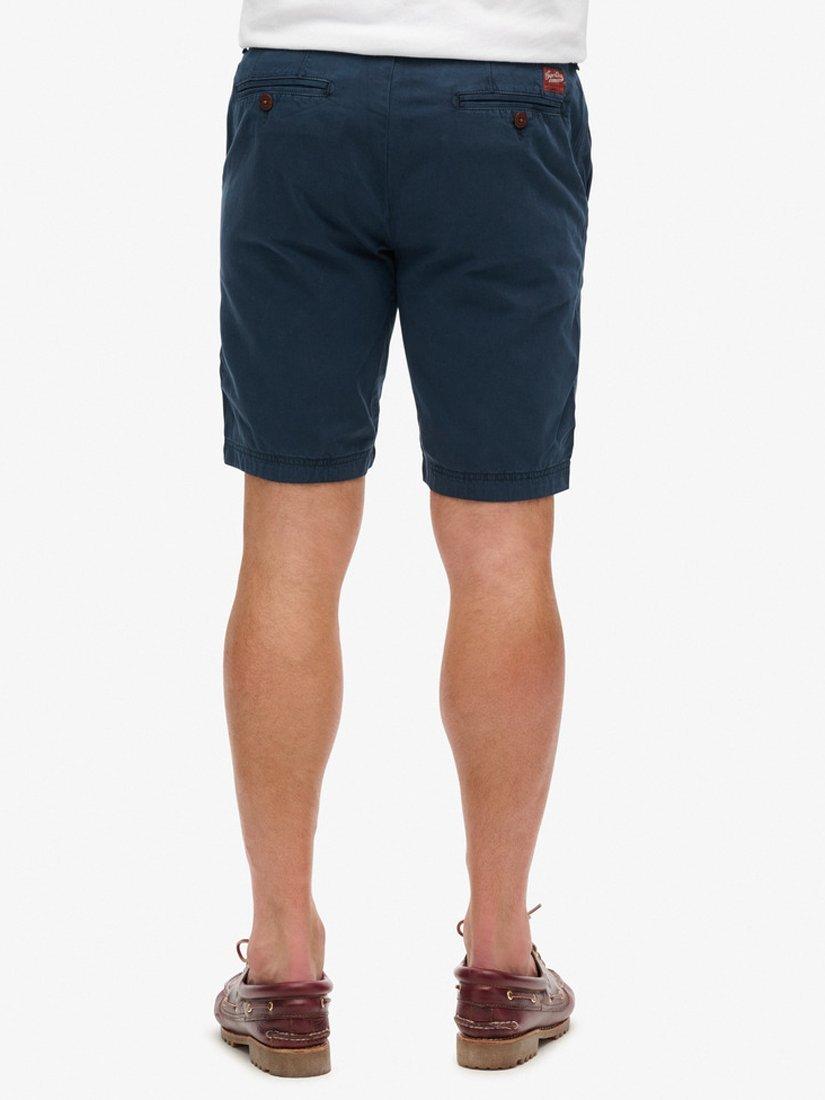 Product image 5 of 6, which shows Superdry Officer Chino Shorts, French Blue, 28R