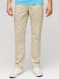 Superdry Slim Tapered Stretch Chinos, Pelican Beige