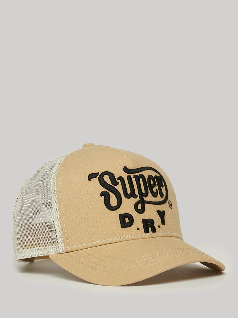 Superdry Dirt Road Trucker Cap, Sandstone Brown, One Size
