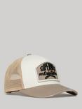 Superdry Mesh Trucker Cap, Deep Beige Slub