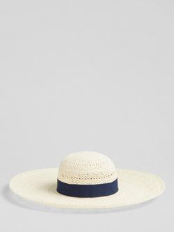 L.K.Bennett Saffron Raffia Hat, Natural, Natural